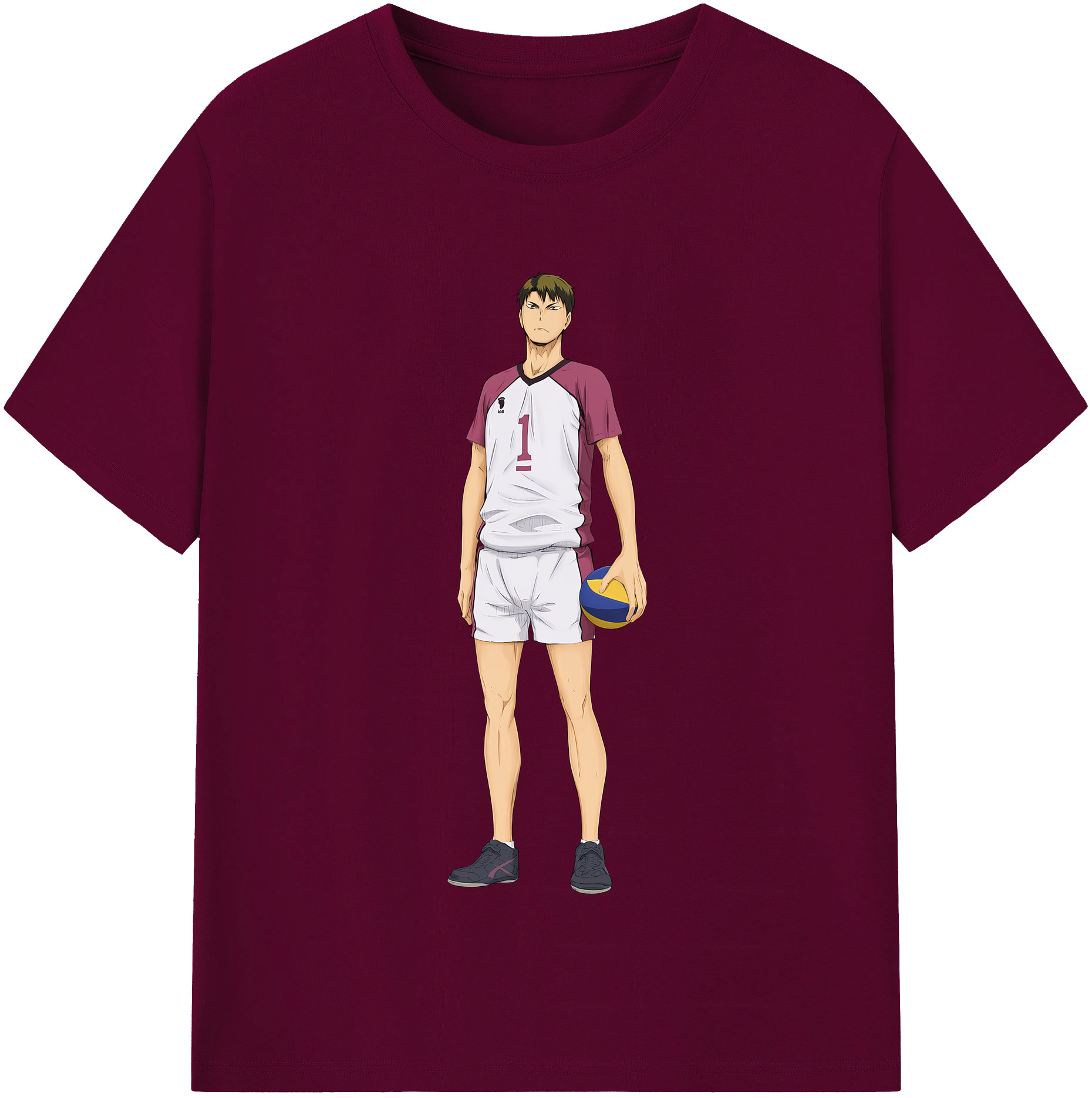 （画像用） ハイキュー!! Haikyu!! レディースカジュアルプリントTシャツ（綿100％）